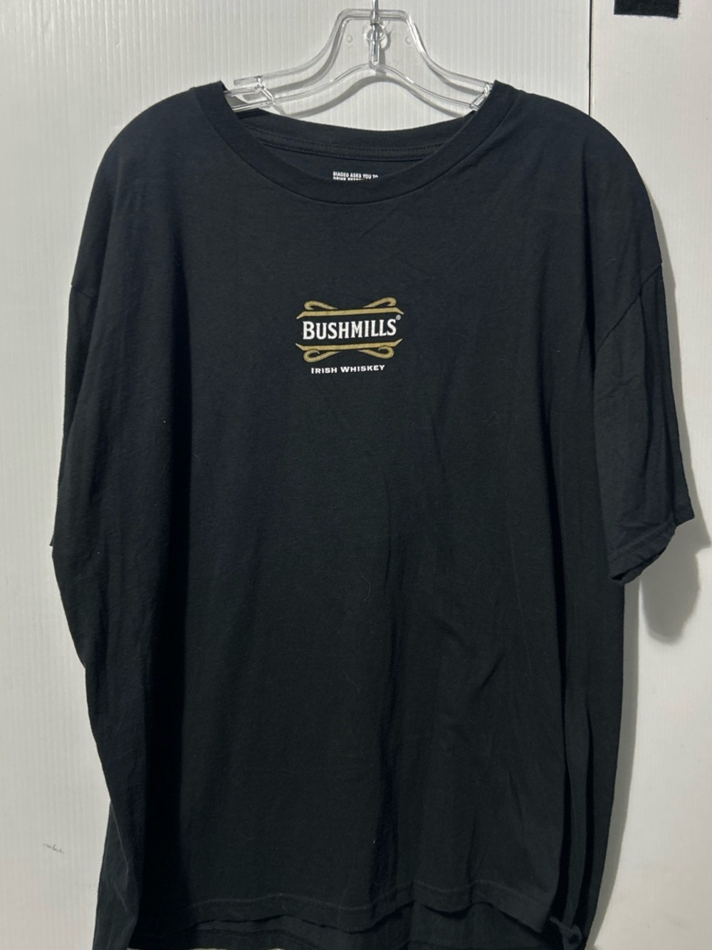 Tangerine Black Short-Sleeve Bushmills Logo Tee